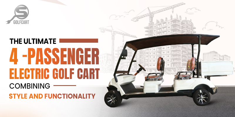 4-Passenger Electric Golf Cart