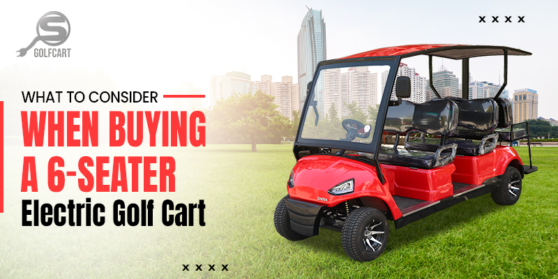 6-Seater Electric Golf Cart