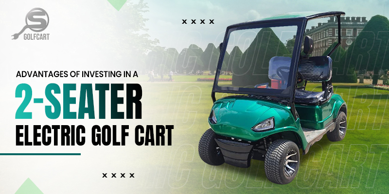 2-Seater Electric Golf Cart